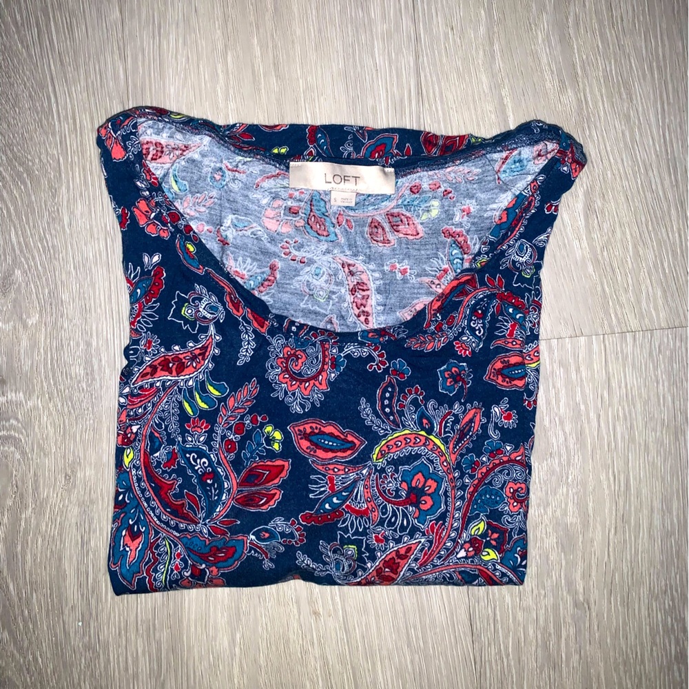Loft loose floral t-shirt